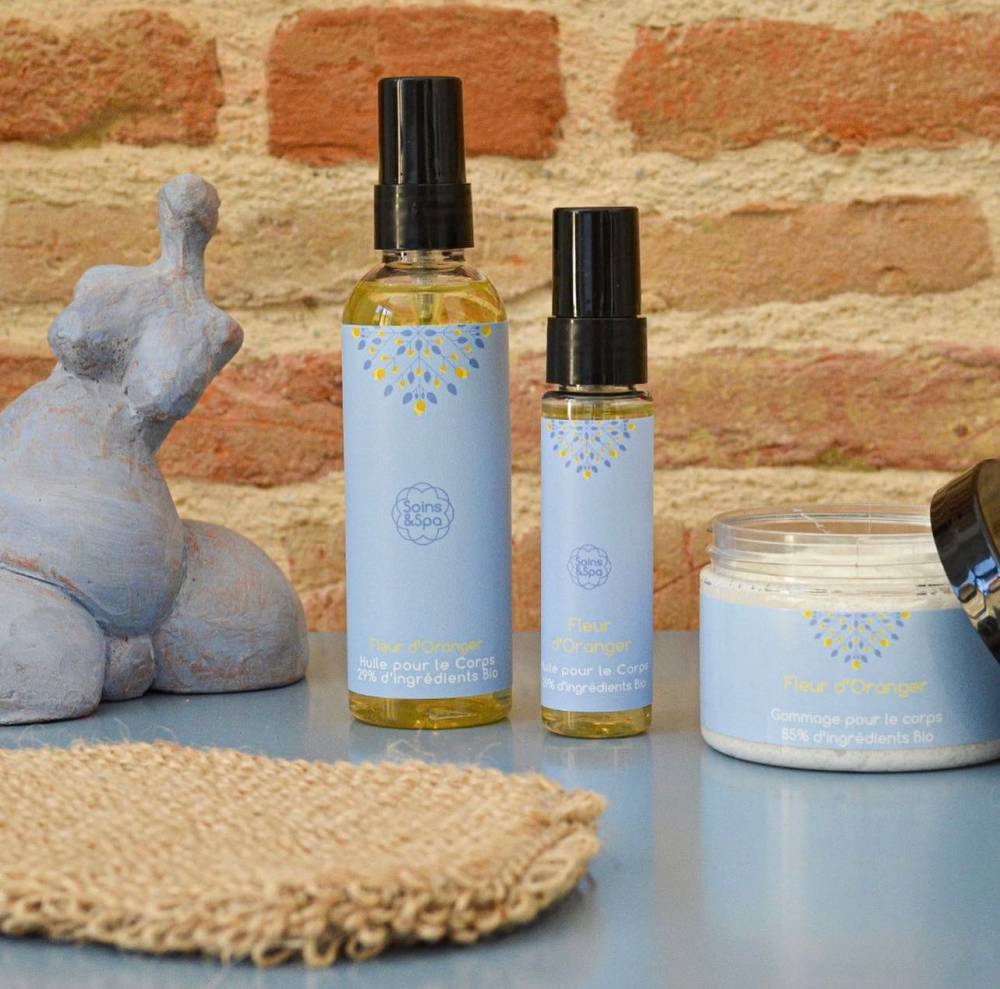 Produit en vente : huile pour le corps